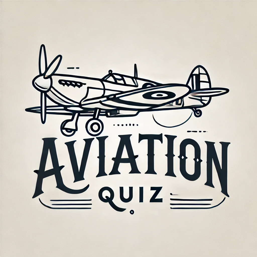 Aviation Quiz - Poster with a Spitfire