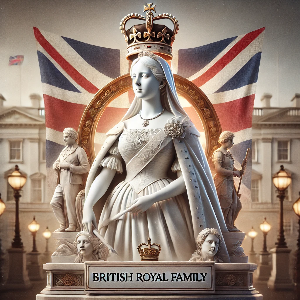 British Royal Family Quiz - Queen Victoria Statue