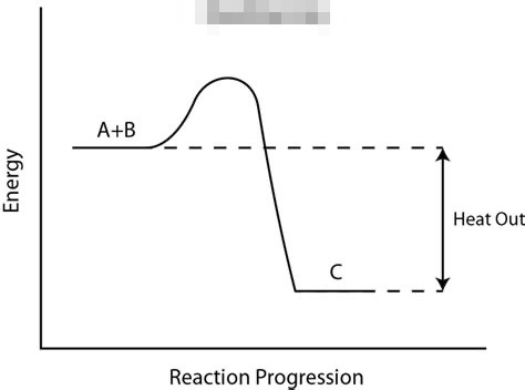 exothermic reaction graph