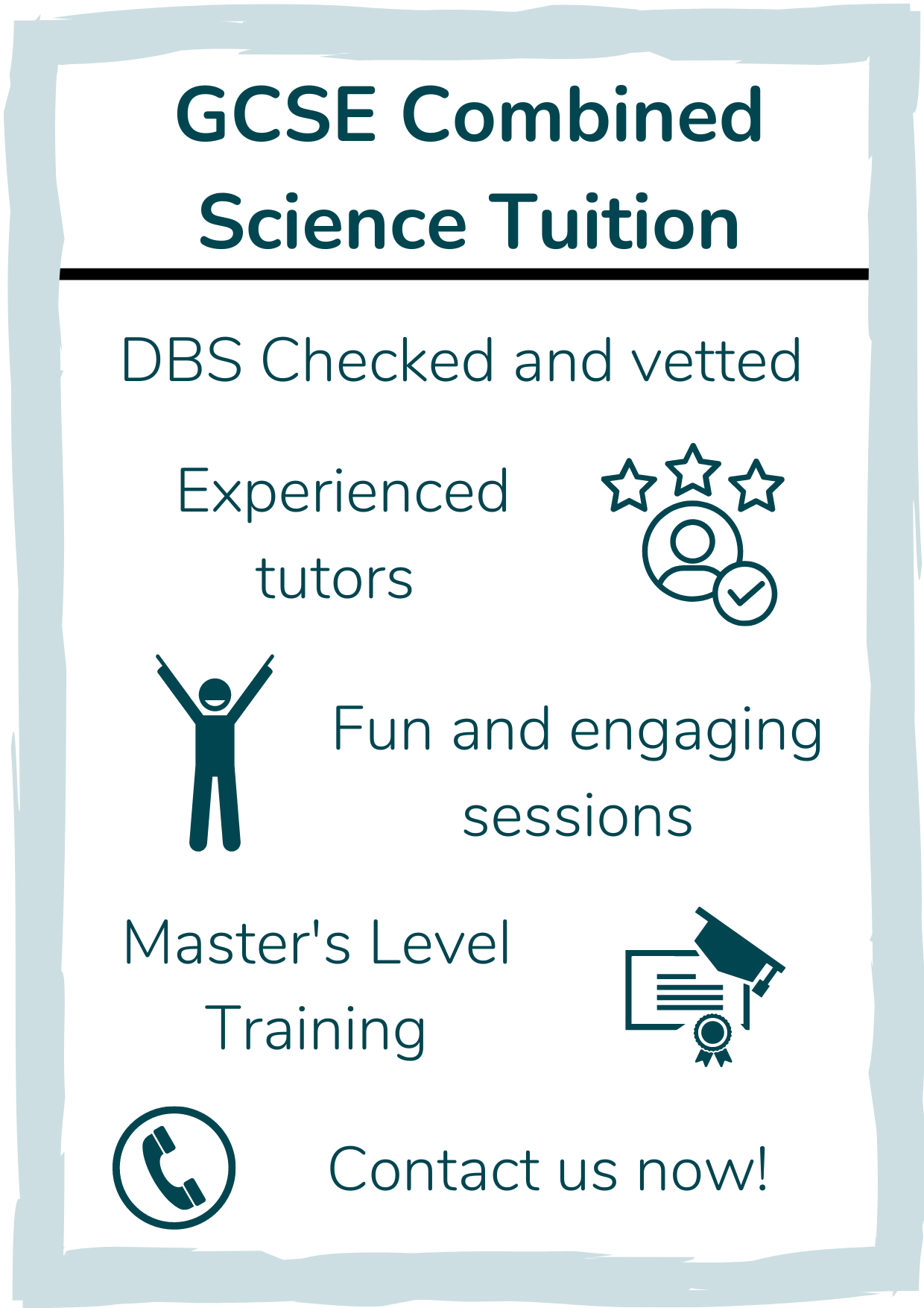 GCSE Combined Science Tutoring Tuition